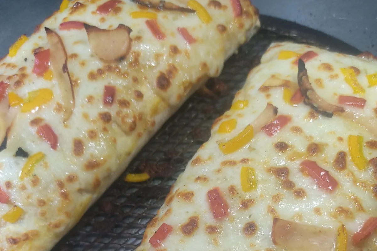 Panizzas mixtes gratinées avec poivrons